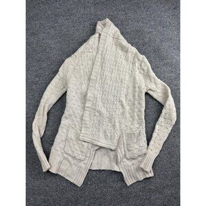 Talula‎ Sweater Womens XXSmall Open Front Hooded Cashmere Blend Pockets Soft